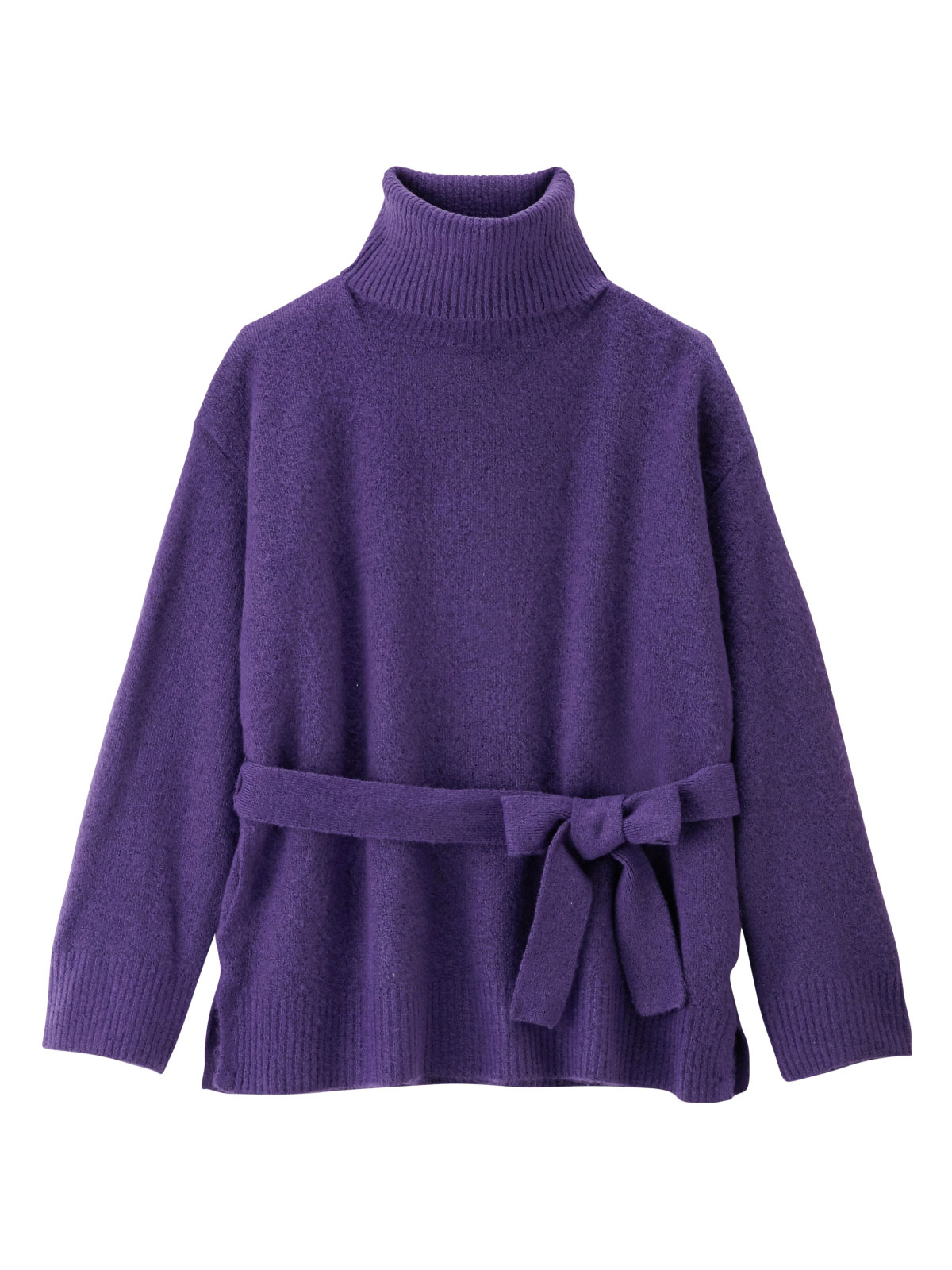 マタニティ トップス|Vicente for mom（ヴィセンテフォーマム）タートルニットトップス　マタニティ・授乳服|パープル