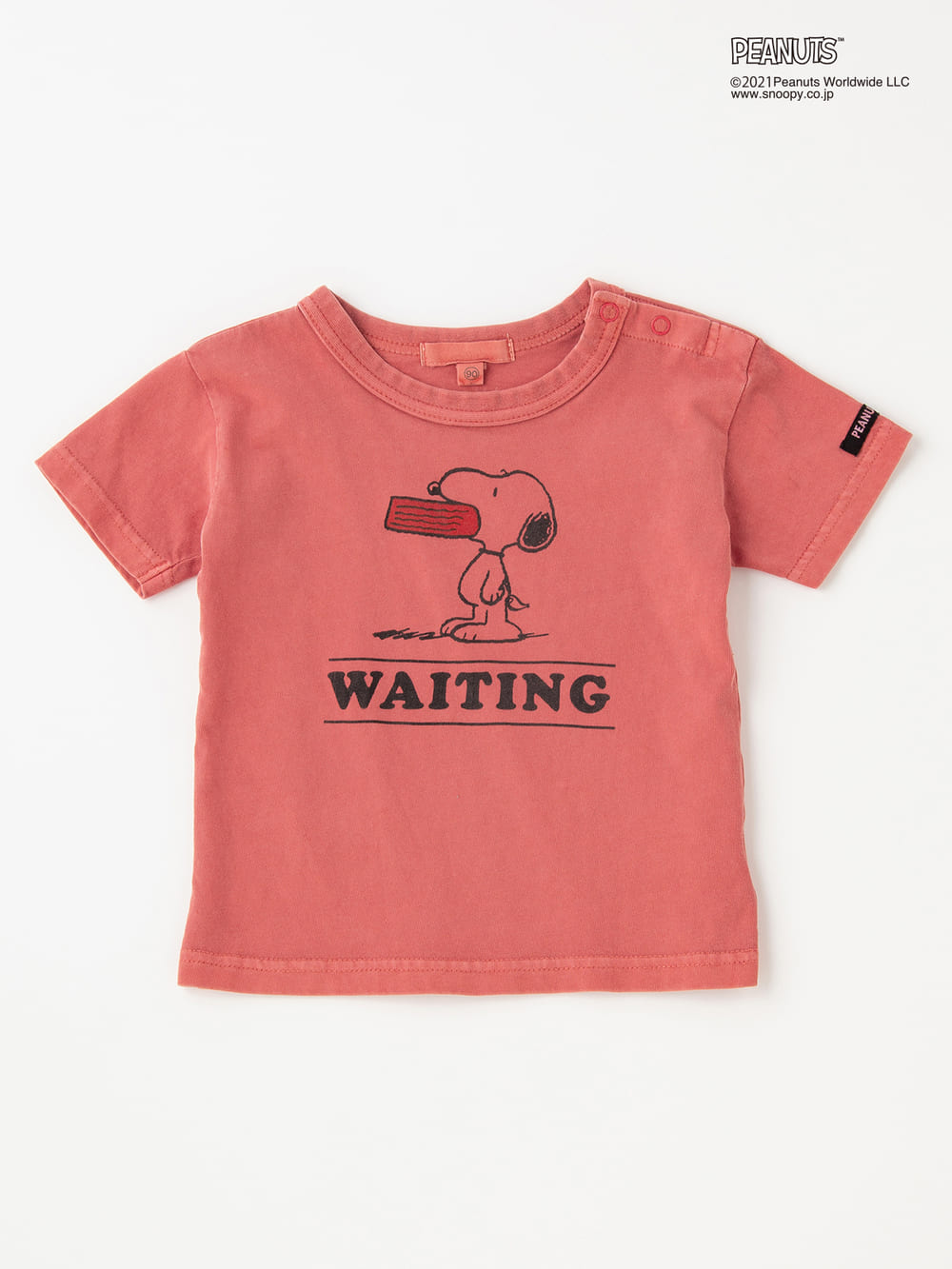 ベビートップス|【F.O.KIDS】PEANUTSコラボTシャツ|ピンク