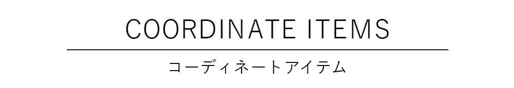コーディネートアイテム
